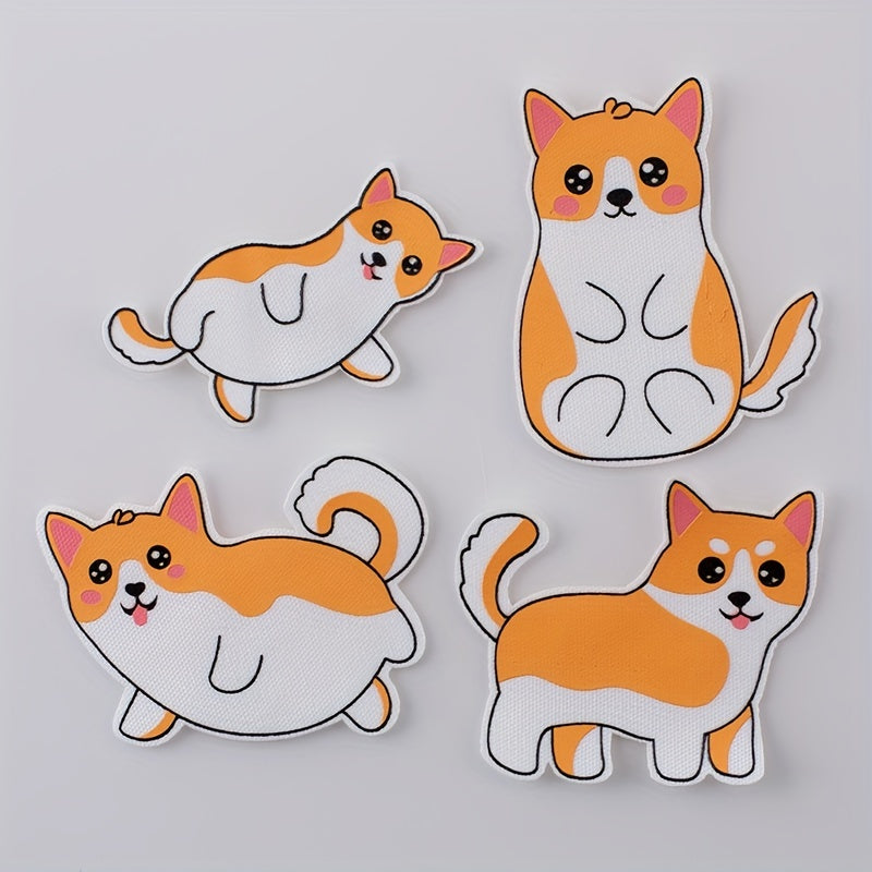 4PCS Animal Cloth Stickers DIY Costume Decoration Sewable Ironable