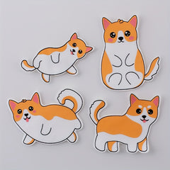 4PCS Animal Cloth Stickers DIY Costume Decoration Sewable Ironable