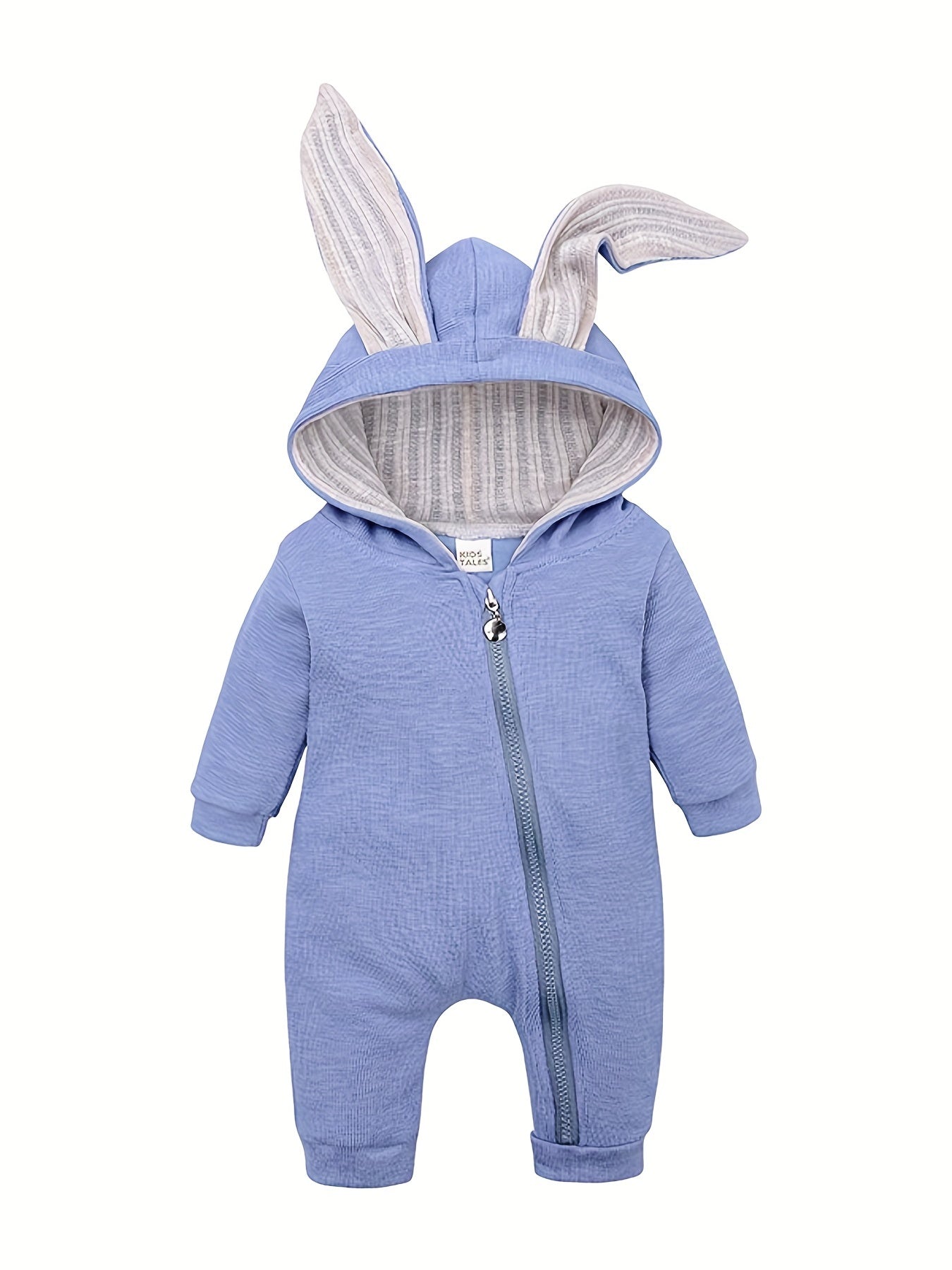 Newborn Bunny Ears Hooded Jumpsuit