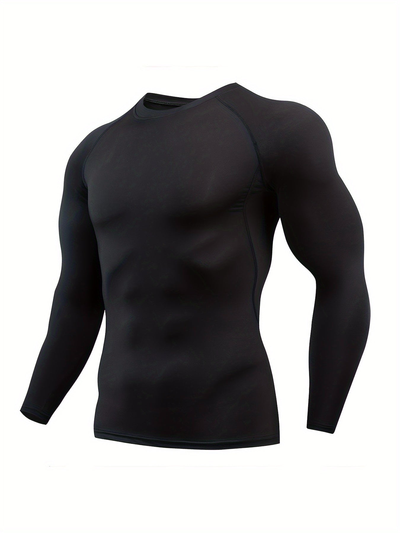 Men's Long Sleeve Compression Shirt Moisture Wicking Baselayer