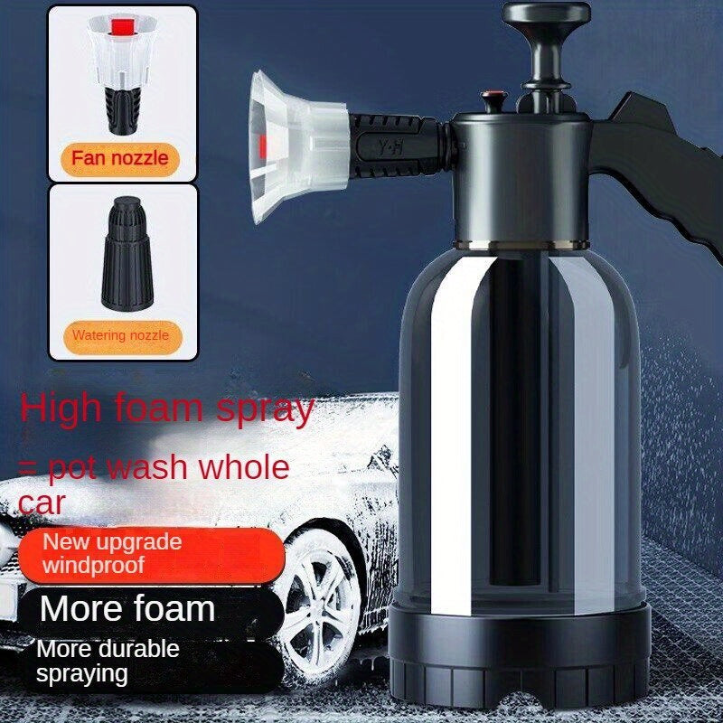 Car Wash Foam Spray Bottle High Pressure Nozzle Water Washing God Cleaning