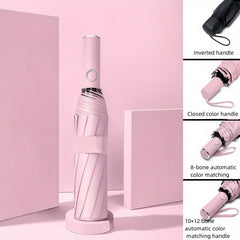 Automatic Folding Umbrella UV Protection Sunshade Gift