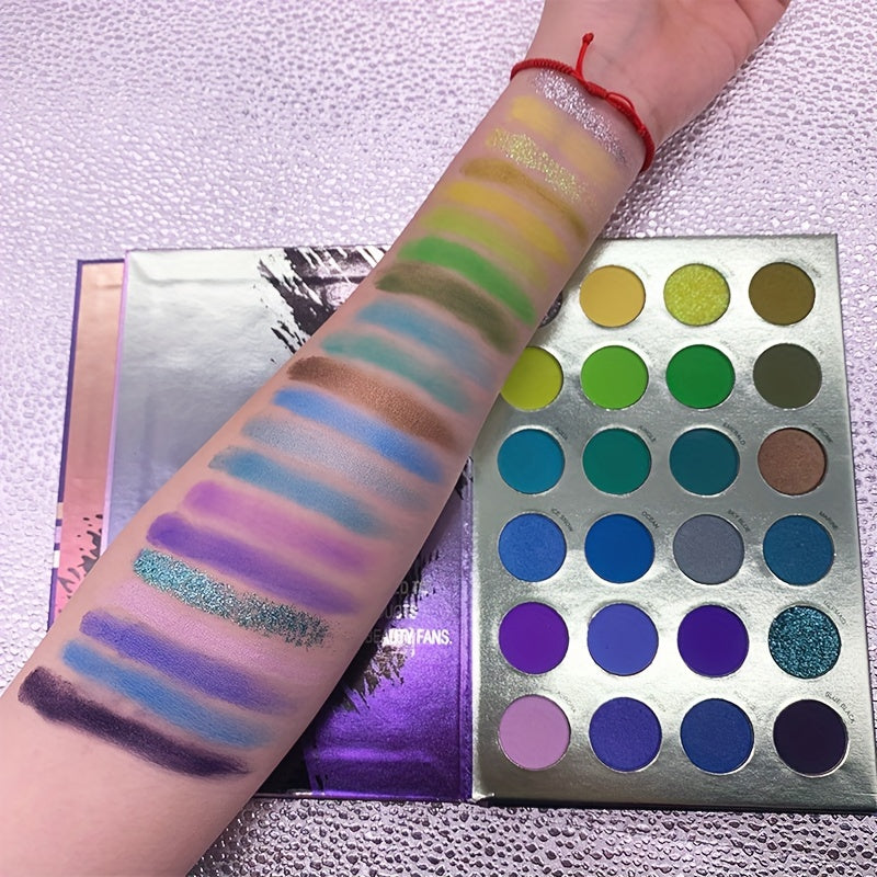 72 Color Eyeshadow Palette Book Style Pearly Matte Glitter Sequin Finish