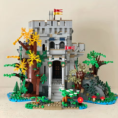 1928pcs Medieval Castle Tower House Building Blocks Toy