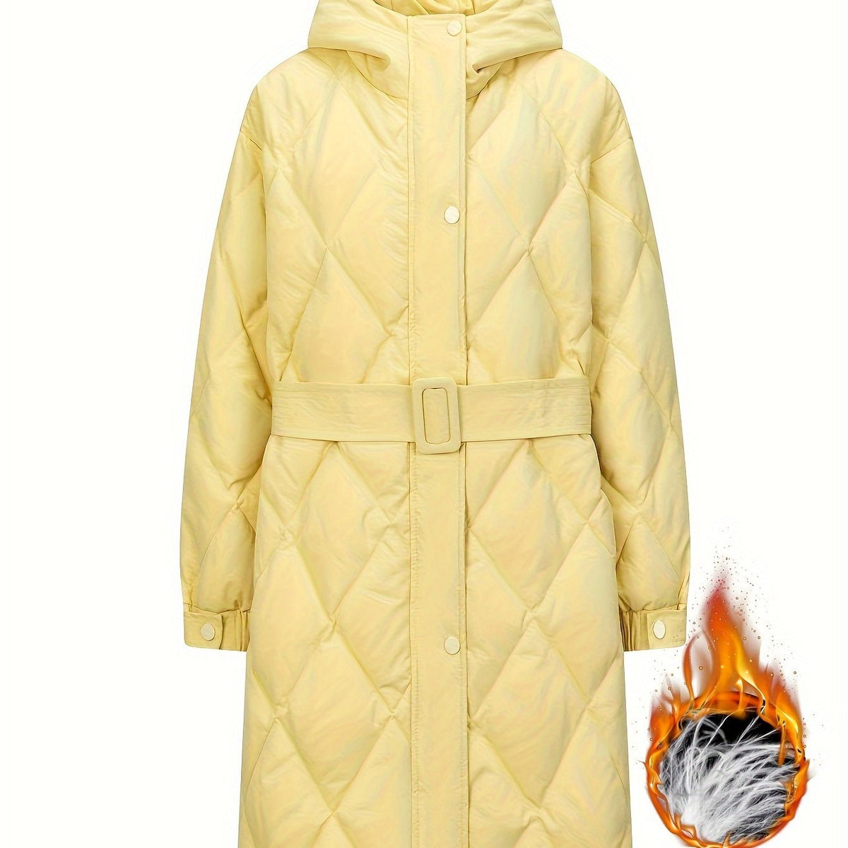 Warm Hooded Down Jacket for Winter Outdoor Sports