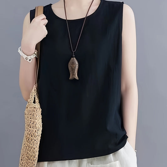 Loose Tank Top Sleeveless Casual Summer Women's Clothing
