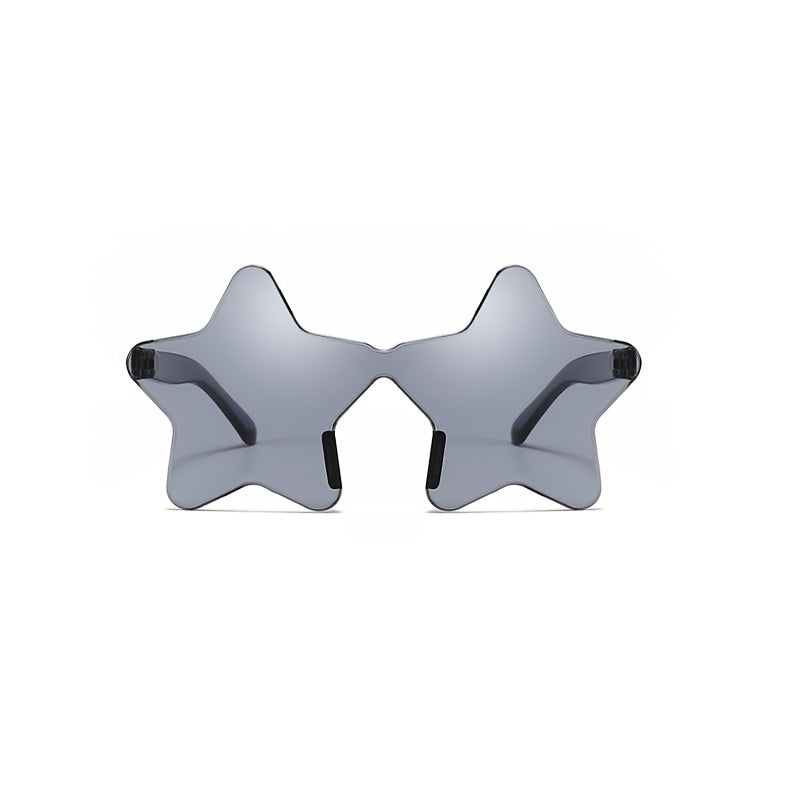 Star Shape Rimless Party Sunglasses + Case