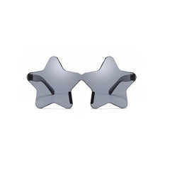 Star Shape Rimless Party Sunglasses + Case