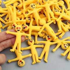 Stretchy Figures 12 Expressions Yellow Rest Toys