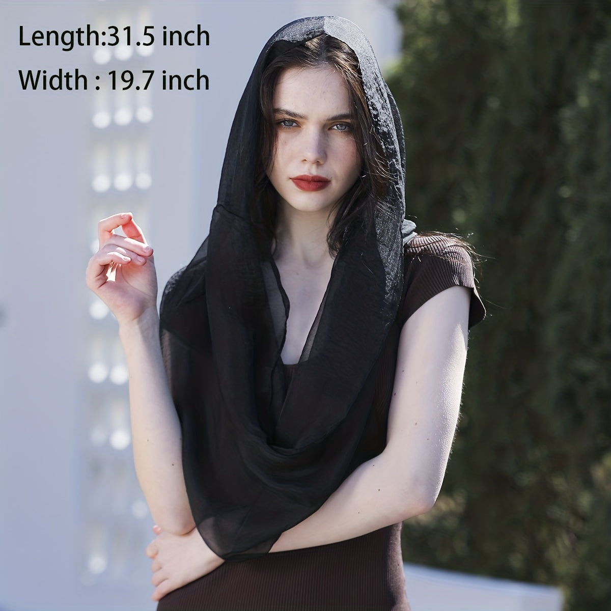 Thin Gauze Scarf Ramadan Headscarf Women Hijab Breathable Sunscreen Bandana
