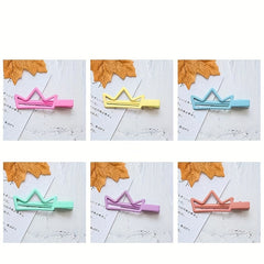Crown Shaped Candy Hair Clip for Women Girls