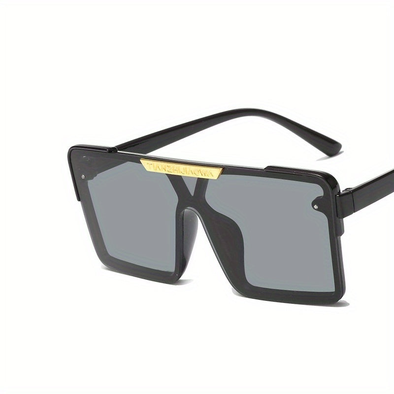 Y2K Vintage Square Sunglasses Sun Protection