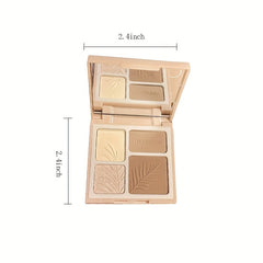 Highlighting Powder Blush Contour Palette Glitter Facial Makeup Powder
