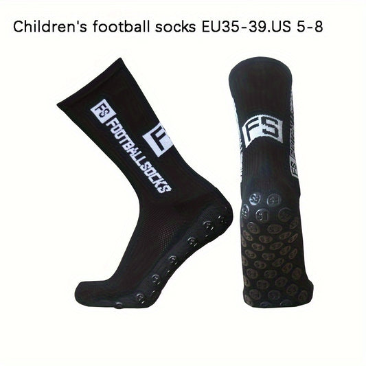 Men's Mid Crew Sport Socks - Letter Pattern, Sweat-absorbing, Comfy, Breathable