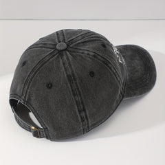 YOUTH Embroidered Baseball Cap Washed Distressed Sunshade Dad Hat