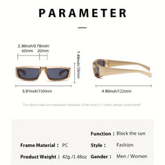 Men's Retro Square Frame Sunglasses RZ1341