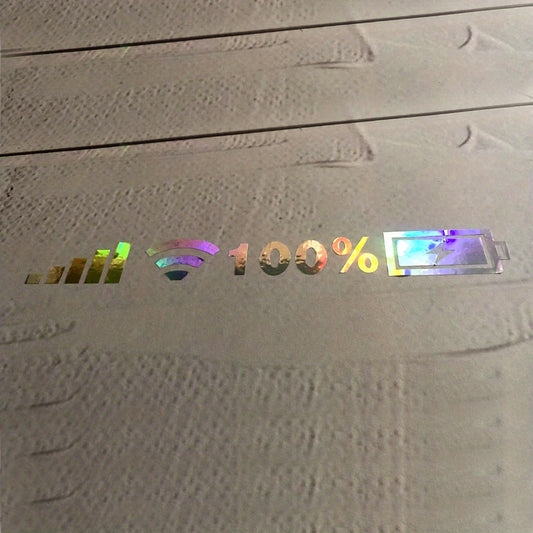 Colorful Reflective Wifi Level Stickers for Your Car