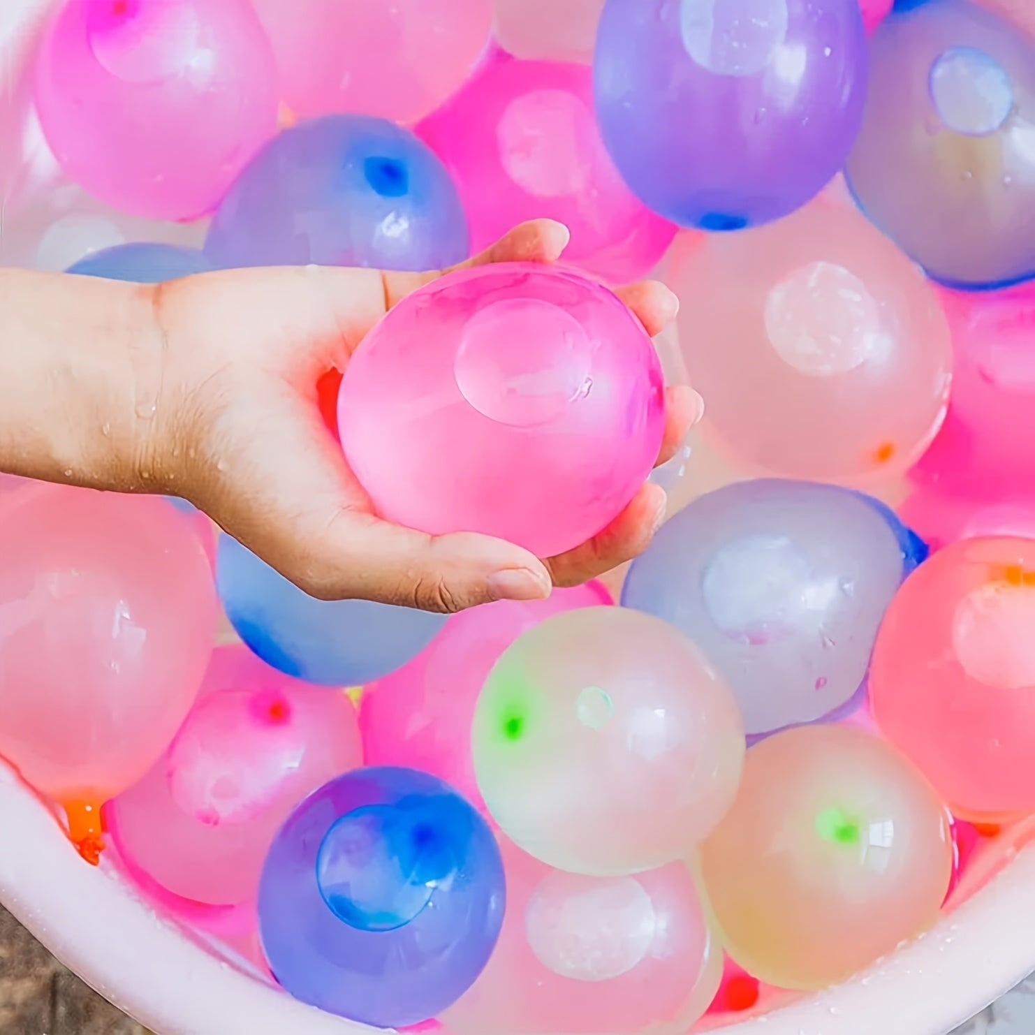 500 Colorful Latex Water Balloons for Summer Parties