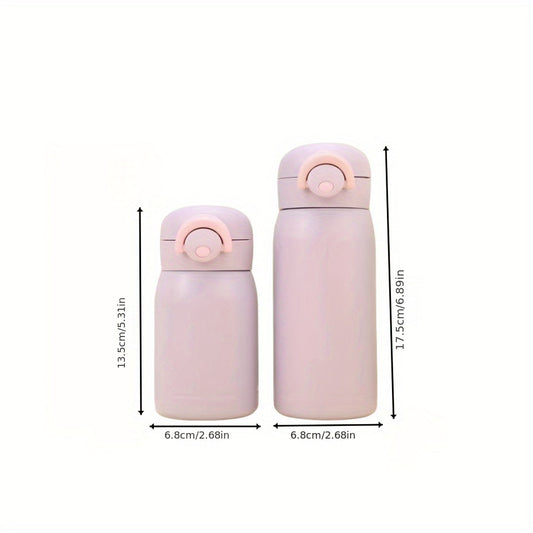 200ml 300ml Flip Top Water Cup Insulated Leakproof Bottle for Outdoor Sports