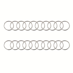 20 50 100pcs Silver Keychain DIY Key Ring Jewelry Accessories Split Ring