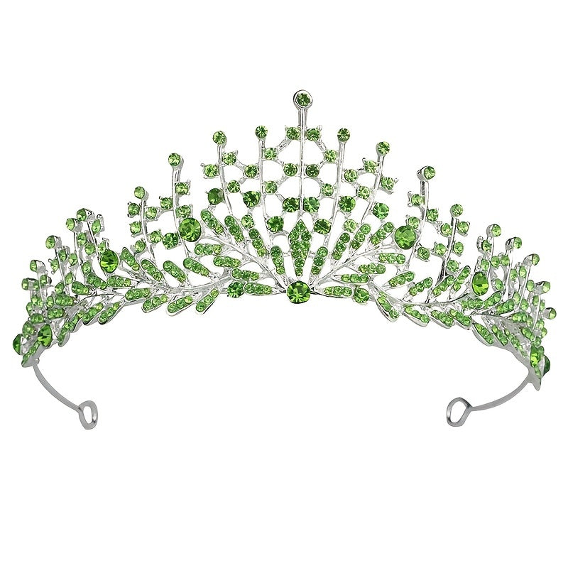 Baroque Crystal Queen Crowns Tiaras Princess Hair Accessories