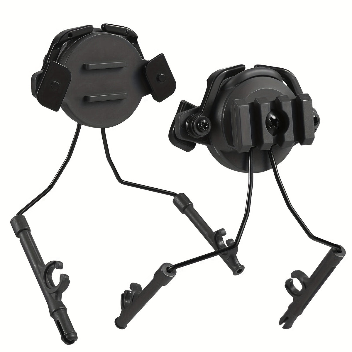 Fast Rail Mounts Headset Rail Adapter Helmet Holder Set