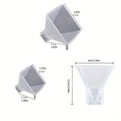 Silicone Resin Pyramid Molds for Home Decor
