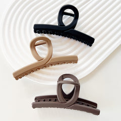 Large Hair Claw Clip Minimalist Hair Claw Acrylic Matte Twisted Hair Claw