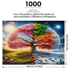 1000pcs Vibrant Adult Jigsaw Puzzle Challenging & Rewarding