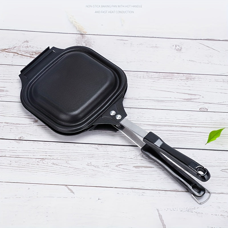 Square Double Sided Pancake Pan 15 Sandwich Maker Multifunction Baking Pan Iron