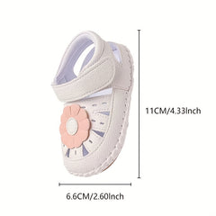 Princess Shoes for Summer Babies 0-12 Months Soft Sole Non slip & Breathable