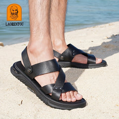 Men's Leather Outdoor Casual Sandals
