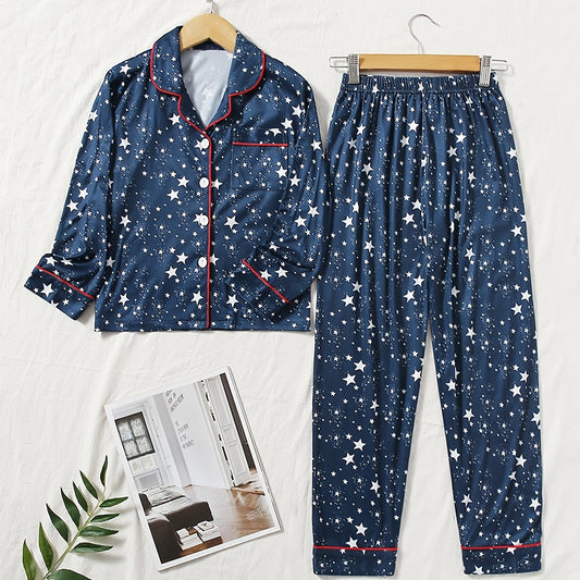 Boys Long Sleeve Pajama Set Boys Loungewear