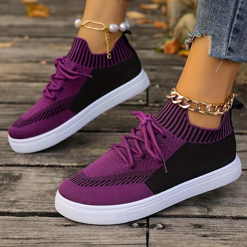 Breathable Flying Woven Shoes Lightweight Casual Running Sneakers