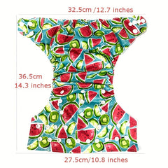 Reusable Cloth Diapers for Baby with Washable Design