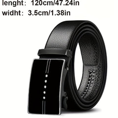 Men's Casual Belt with Automatic Buckle