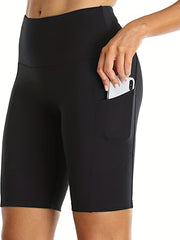 High Waist Yoga Shorts Women's Activewear with Tummy Control