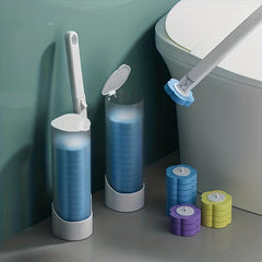 Disposable Toilet Brush Set for Sterile Toilet Cleaning
