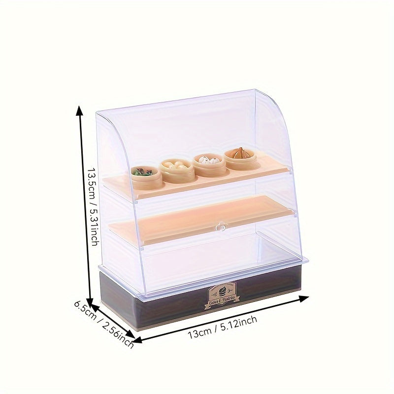 2pcs Small Cake Dessert Display Stand for Landscape Decoration & Crafts