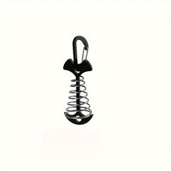 Aluminum Fishbone Nail Tent Rope Buckle Multitool