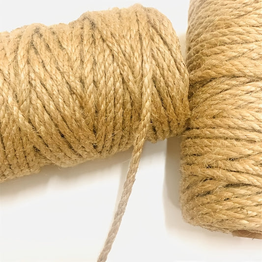 164ft Jute Rope Thick Hemp Rope For DIY Arts Crafts Gardening Home Decor