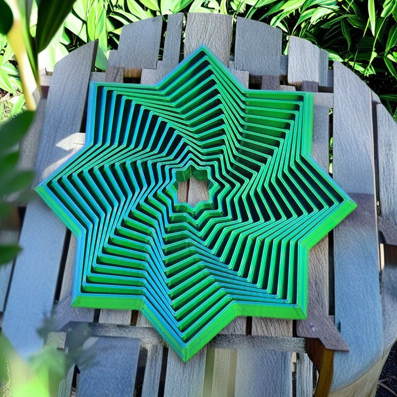 3D Printed Stress Reduction Gadget - Purple ABS Plastic - Ages 14+