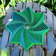 3D Printed Stress Reduction Gadget - Purple ABS Plastic - Ages 14+