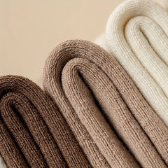 Women's Winter Mid Tube Socks Solid 4 Pairs Warm & Comfy Stockings