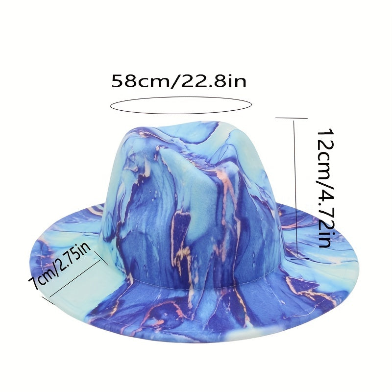 Printed Versatile Sunshade Bucket Hat Double sided Sun Hat for Men Women