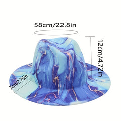 Printed Versatile Sunshade Bucket Hat Double sided Sun Hat for Men Women