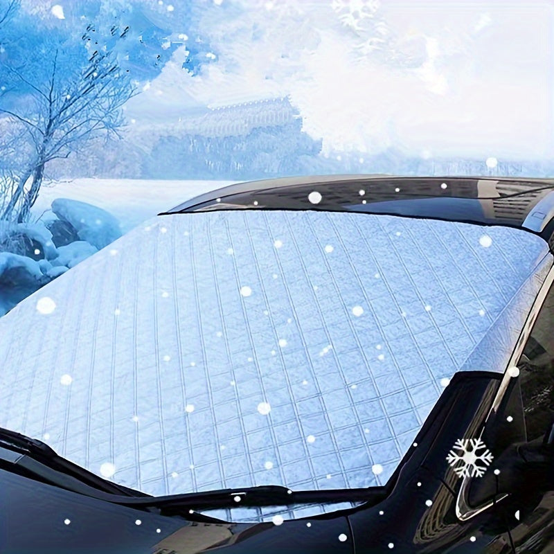 Car Snow Blocking Front Windshield Cover Snow Cover Cloth