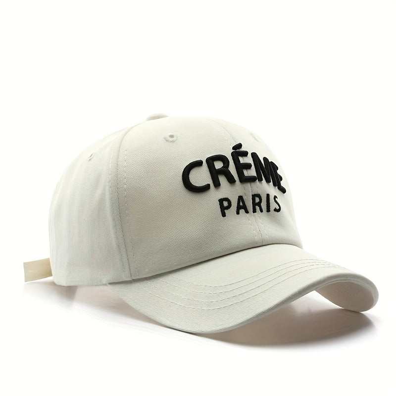 Letter Embroidery Peaked Cap Outdoor Men's Sun Hat Baseball Cap
