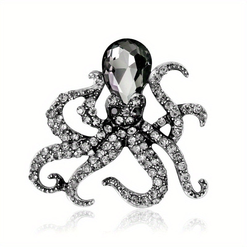 Men's Octopus Brooch Ocean Series Versatile Clothing Accessory