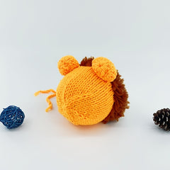 3M Lion Handknitted Baby Photography Props Hat Shorts Suit